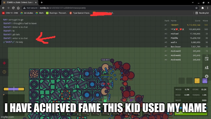 I have used the name †$A!NT† for like the last 3 months everyday and this kid used my name I have achieved fame | I HAVE ACHIEVED FAME THIS KID USED MY NAME | image tagged in how to handle fame | made w/ Imgflip meme maker