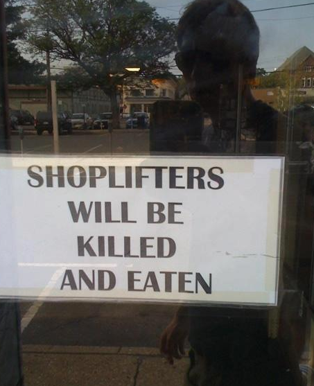 Killed and eaten shoplifters Blank Meme Template