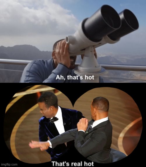 AHH HAHAAA | image tagged in will smith,will smith punching chris rock | made w/ Imgflip meme maker
