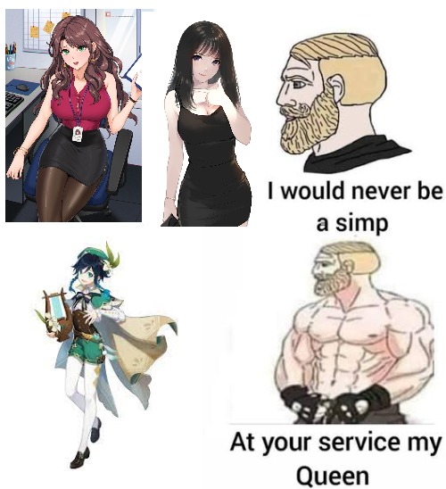 I would never be simp | image tagged in i would never be simp | made w/ Imgflip meme maker