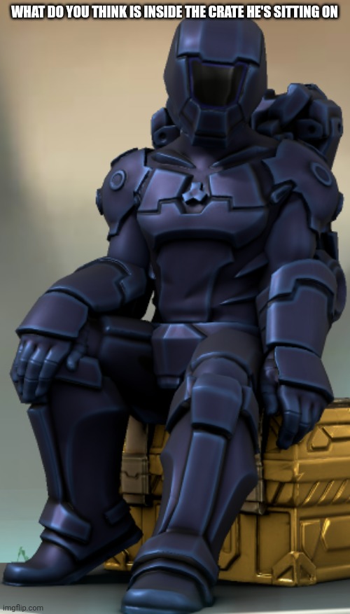 Xavier Maxwell | WHAT DO YOU THINK IS INSIDE THE CRATE HE'S SITTING ON | image tagged in xavier maxwell | made w/ Imgflip meme maker