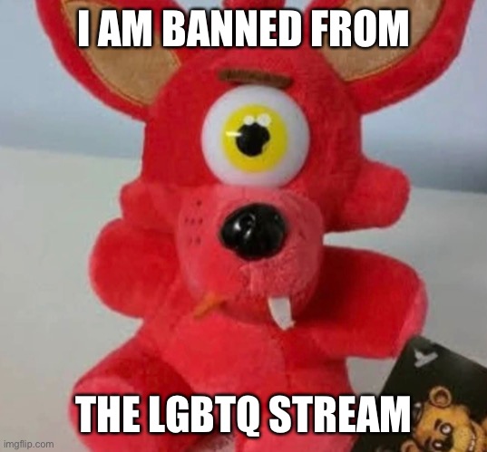 Cyclops | I AM BANNED FROM; THE LGBTQ STREAM | image tagged in cyclops,memes | made w/ Imgflip meme maker