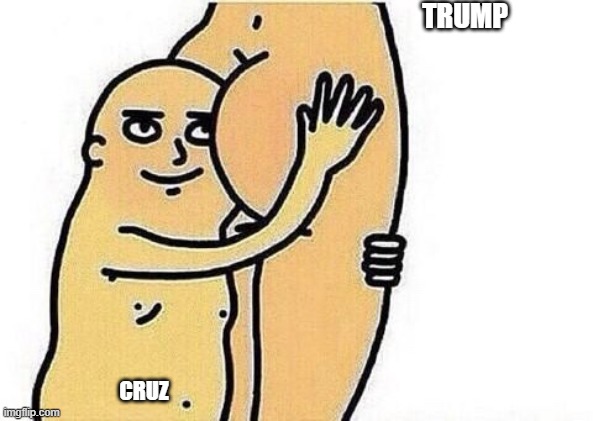 Love the booty | TRUMP CRUZ | image tagged in love the booty | made w/ Imgflip meme maker