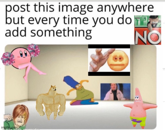 Do it | image tagged in kirby,shaggy,monopoly no | made w/ Imgflip meme maker