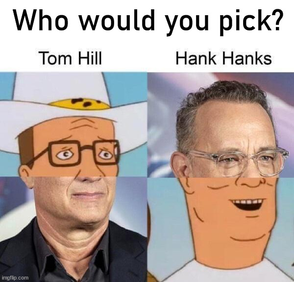 Who would you pick? | image tagged in cursed image | made w/ Imgflip meme maker