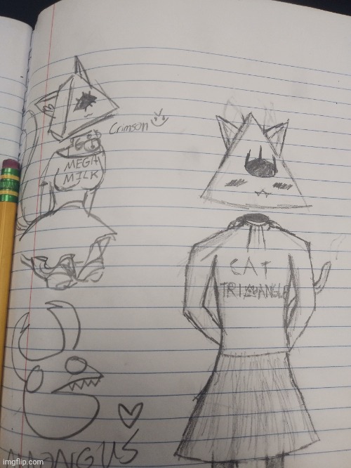 Cat triangle (the top left one was made by my friend) | made w/ Imgflip meme maker