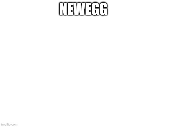 Blank White Template | NEWEGG | image tagged in blank white template | made w/ Imgflip meme maker