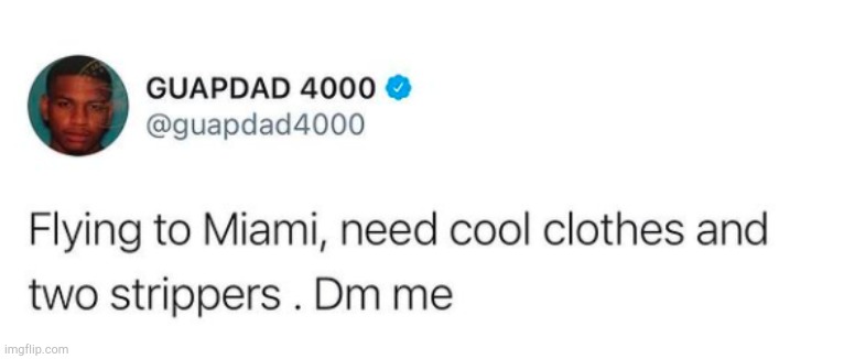 . | image tagged in guapdad 4000 | made w/ Imgflip meme maker
