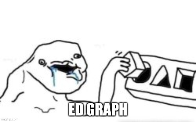ed graph | ED GRAPH | image tagged in i'm the dumbest man alive | made w/ Imgflip meme maker