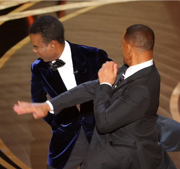 Will Smith assaults Chris Rock on orders from Jada Pinkett Smith Blank Meme Template