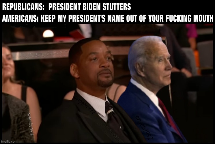 image tagged in will smith,president joe biden,clown car republicans,americans,oscars,academy awards | made w/ Imgflip meme maker