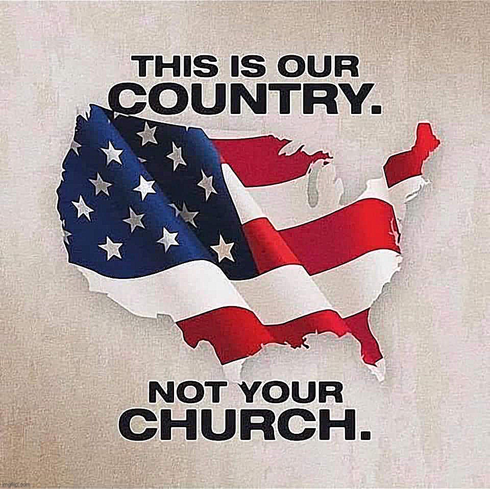 this is our country not your church shirt