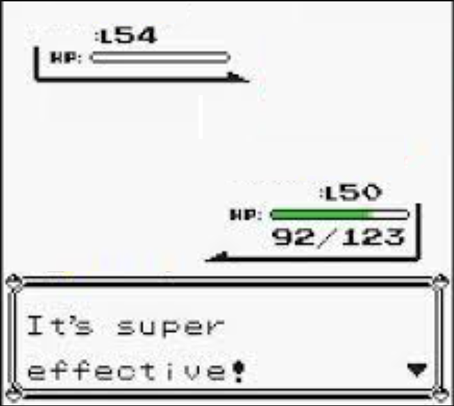 Pokemon Super Effective Attack BLANK Blank Meme Template