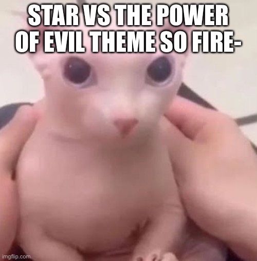 i know it by heart too :sob: | STAR VS THE POWER OF EVIL THEME SO FIRE- | image tagged in bingus | made w/ Imgflip meme maker
