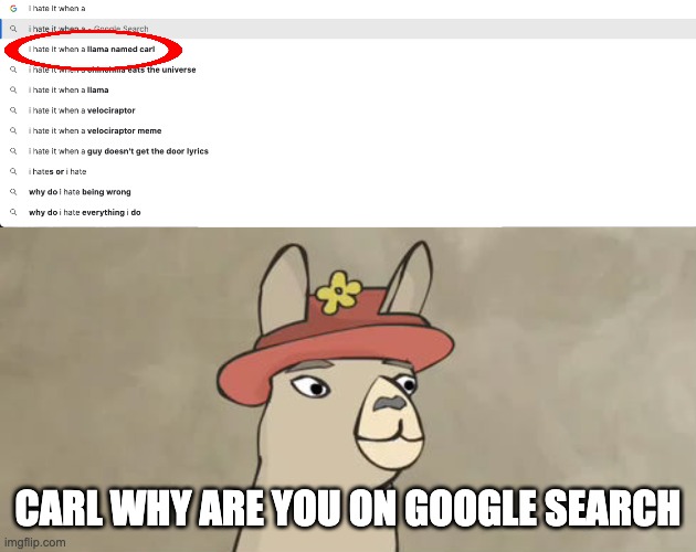 CARL WHY ARE YOU ON GOOGLE SEARCH | image tagged in carl that kills people | made w/ Imgflip meme maker
