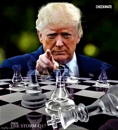 Trump checkmates Blank Meme Template