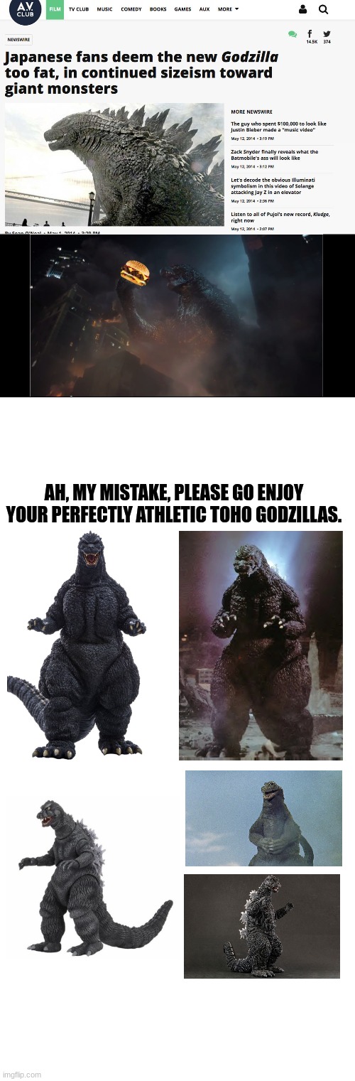 how. Just HOW. HOW AND WHY. I bet you anything these are hypocritical Heisei worshippers. | image tagged in blank white template,godzilla,godzilla 2014,heisei godzilla,showa godzilla,stop reading the tags | made w/ Imgflip meme maker