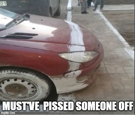 Paint | MUST'VE  PISSED SOMEONE OFF | image tagged in you had one job | made w/ Imgflip meme maker