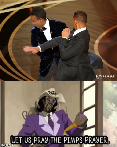image tagged in will smith punching chris rock,the boondocks,will smith,chris rock | made w/ Imgflip meme maker