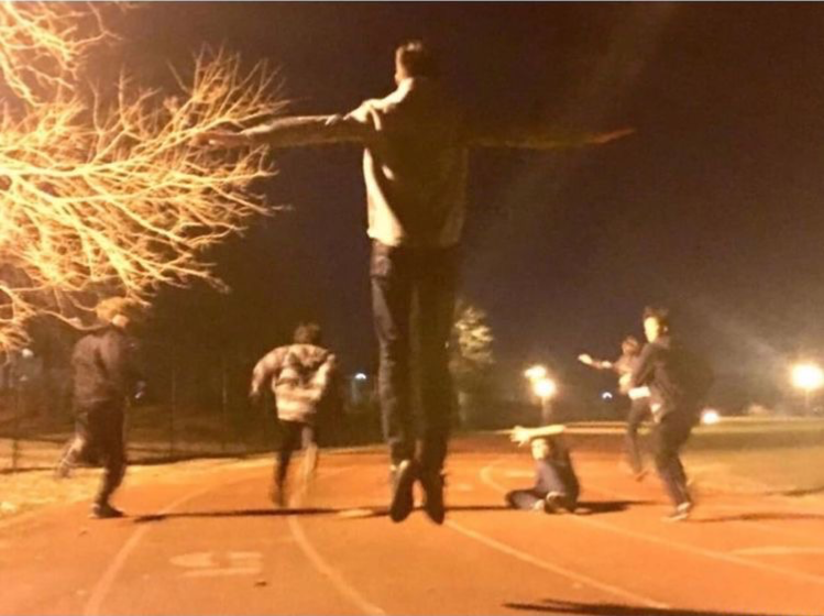 T pose levitate Blank Meme Template