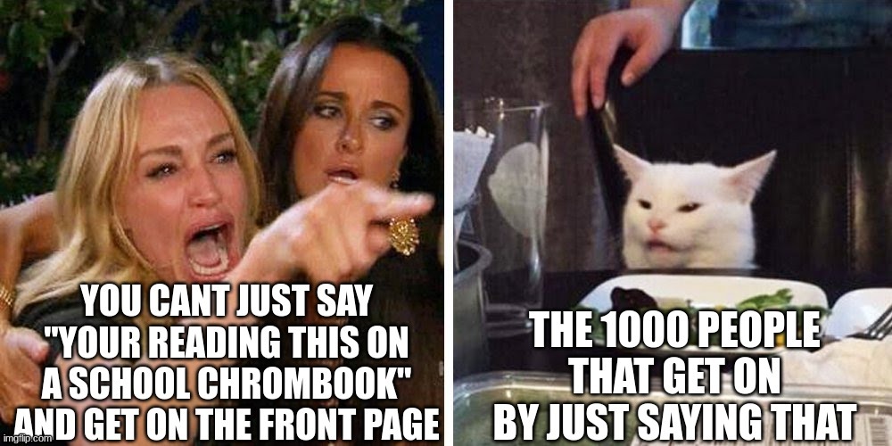 its annoying | image tagged in woman yelling at cat | made w/ Imgflip meme maker