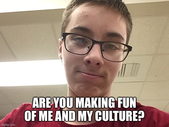 ARE YOU MAKING FUN OF ME AND MY CULTURE? | made w/ Imgflip meme maker