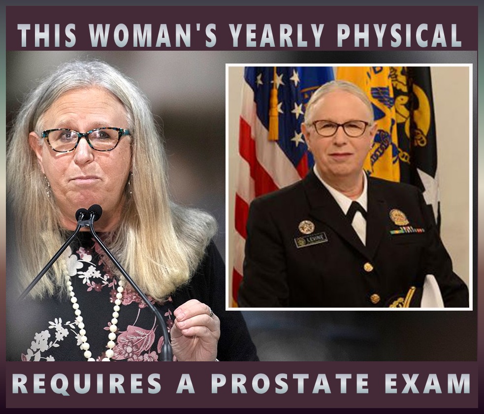 This "Woman's" yearly physical requires a prostate exam | image tagged in perversion,prostate exam,fake women,tired of hearing about transgenders,faggot,mutant | made w/ Imgflip meme maker