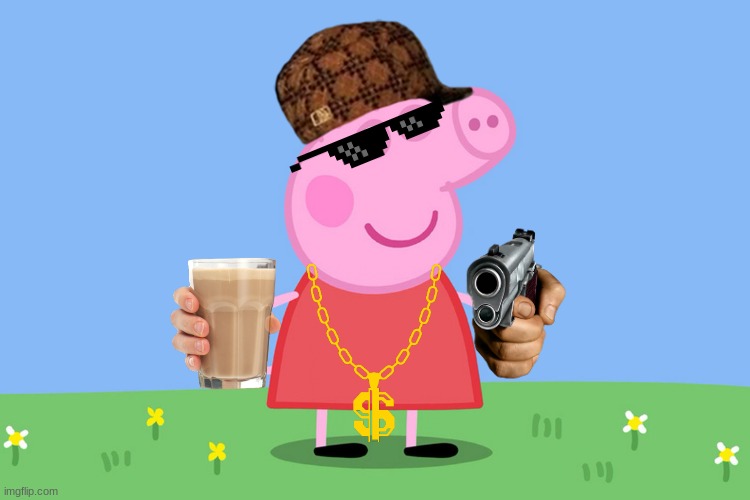 Bruh Pepper | image tagged in peppa pig | made w/ Imgflip meme maker