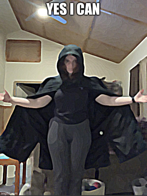 The meme wizard | YES I CAN | image tagged in the meme wizard | made w/ Imgflip meme maker