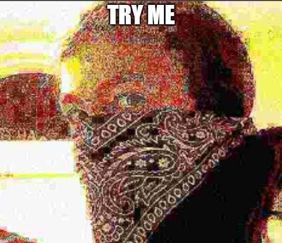 TRY ME | made w/ Imgflip meme maker
