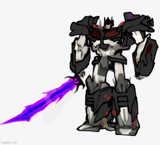 Transformers Prime Beast Hunters Nemesis Prime Edit | image tagged in transformers prime | made w/ Imgflip meme maker