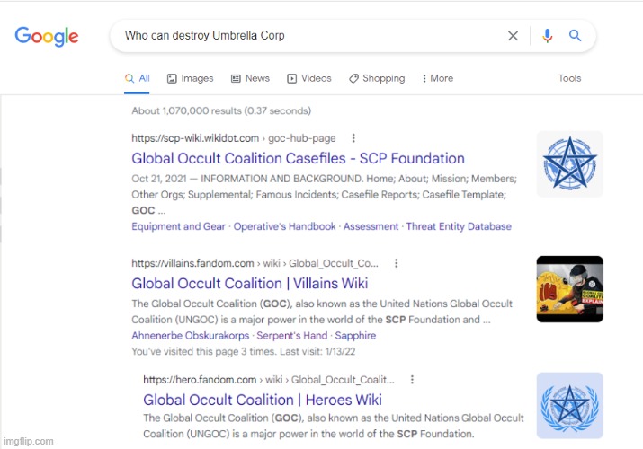 Global Occult Coalition, Heroes Wiki