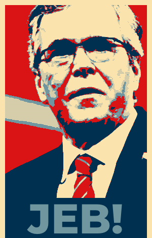 High Quality Jeb Bush poster Blank Meme Template