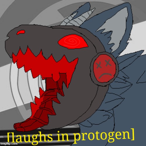 image tagged in laughs in protogen | made w/ Imgflip meme maker