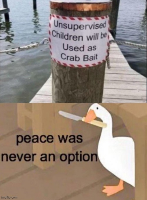 hehhe | image tagged in peace was never an option | made w/ Imgflip meme maker