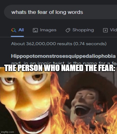 mwahahaha | THE PERSON WHO NAMED THE FEAR: | image tagged in koolaid man,shmexy,demon_doctor | made w/ Imgflip meme maker