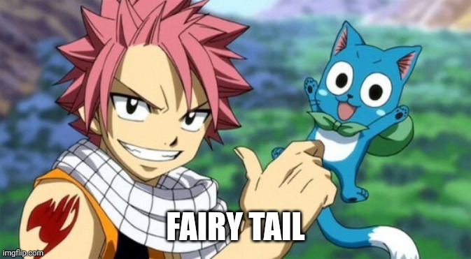 thumbs up natsu and happy | FAIRY TAIL | image tagged in thumbs up natsu and happy | made w/ Imgflip meme maker