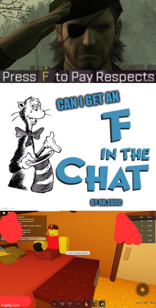 image tagged in press f to pay repects,can i get an f in the chat,press f to pay respect | made w/ Imgflip meme maker