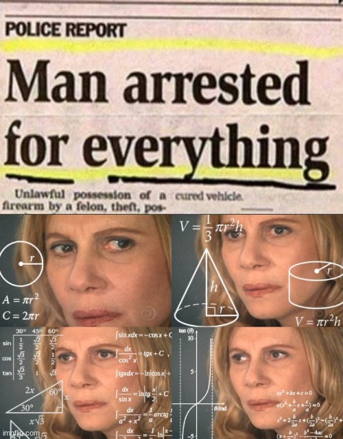 How many crimes would you have to commit? | image tagged in calculating meme | made w/ Imgflip meme maker
