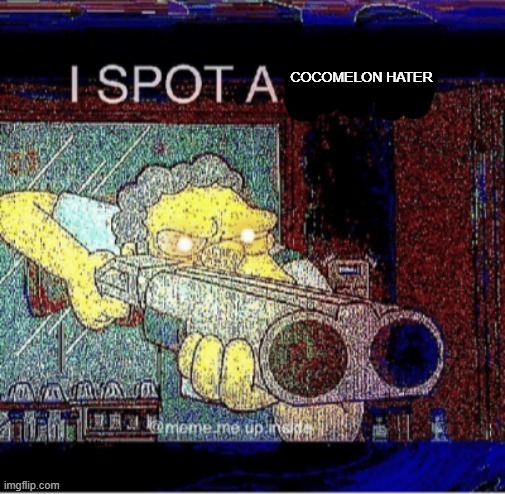 I spot a thot | COCOMELON HATER | image tagged in i spot a thot | made w/ Imgflip meme maker