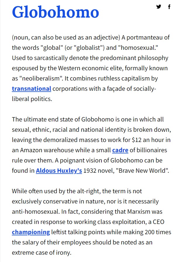 Add this word to your vocabulary. | image tagged in new definition,jeff bezos,mark zuckerberg,jack dorsey,globohomos,globohomo | made w/ Imgflip meme maker