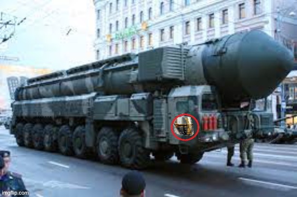 Crusader ICBM | image tagged in crusader icbm | made w/ Imgflip meme maker