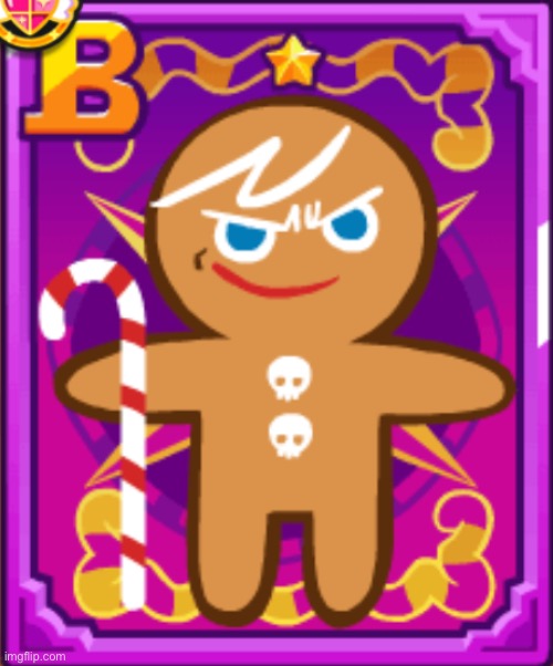 reminder: gingerbrave card | made w/ Imgflip meme maker