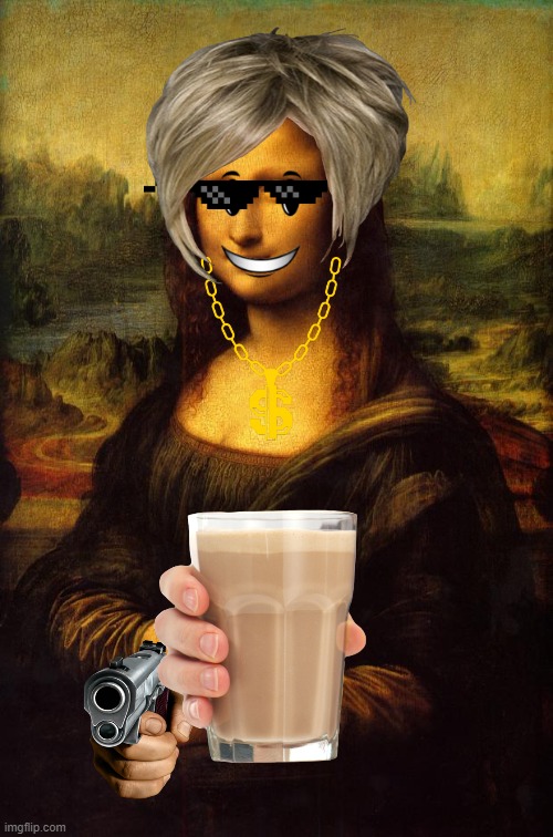 pov: dad makes meme | image tagged in the mona lisa | made w/ Imgflip meme maker