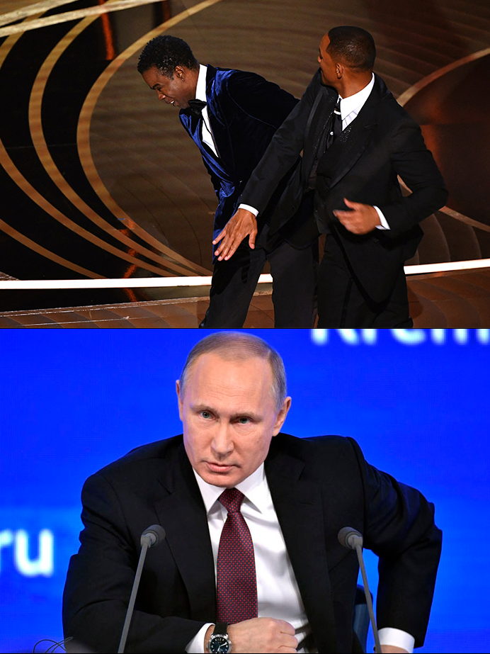 putin slap Blank Meme Template