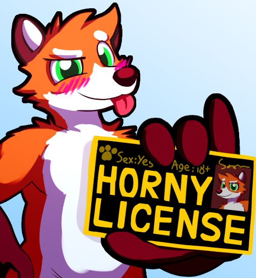 Horny License Blank Meme Template