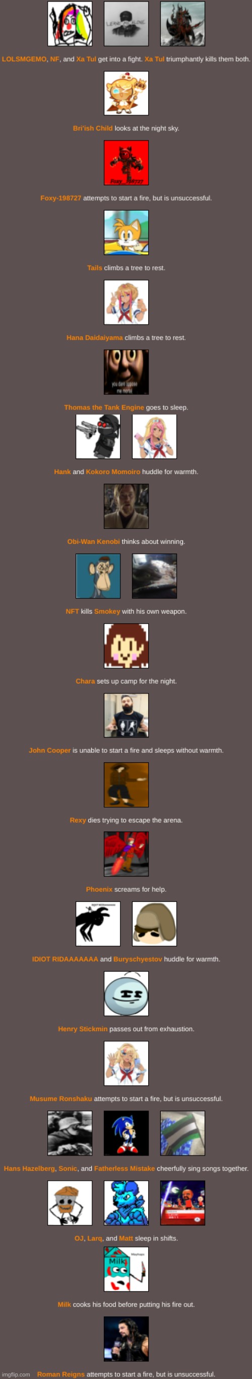 I sleep with no fire while Sonic is singing the Campfire Song Song | made w/ Imgflip meme maker