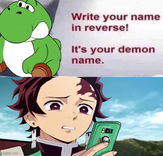 Demon slayer | image tagged in demon slayer,fun | made w/ Imgflip meme maker