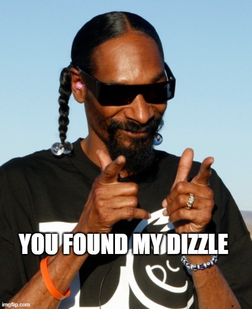 Snoop Dogg approves | YOU FOUND MY DIZZLE | image tagged in snoop dogg approves | made w/ Imgflip meme maker