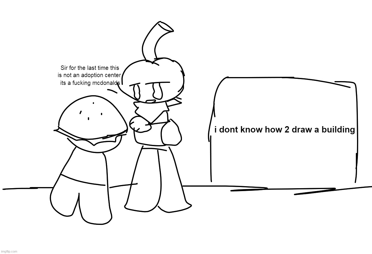 bamburger meets carl (real) (shitpost) | image tagged in theses are troll posts,so you don't keep staring to get free ocs | made w/ Imgflip meme maker